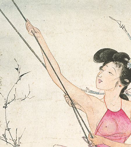 澄迈县-胡也佛的仕女画和最知名的金瓶梅秘戏图
